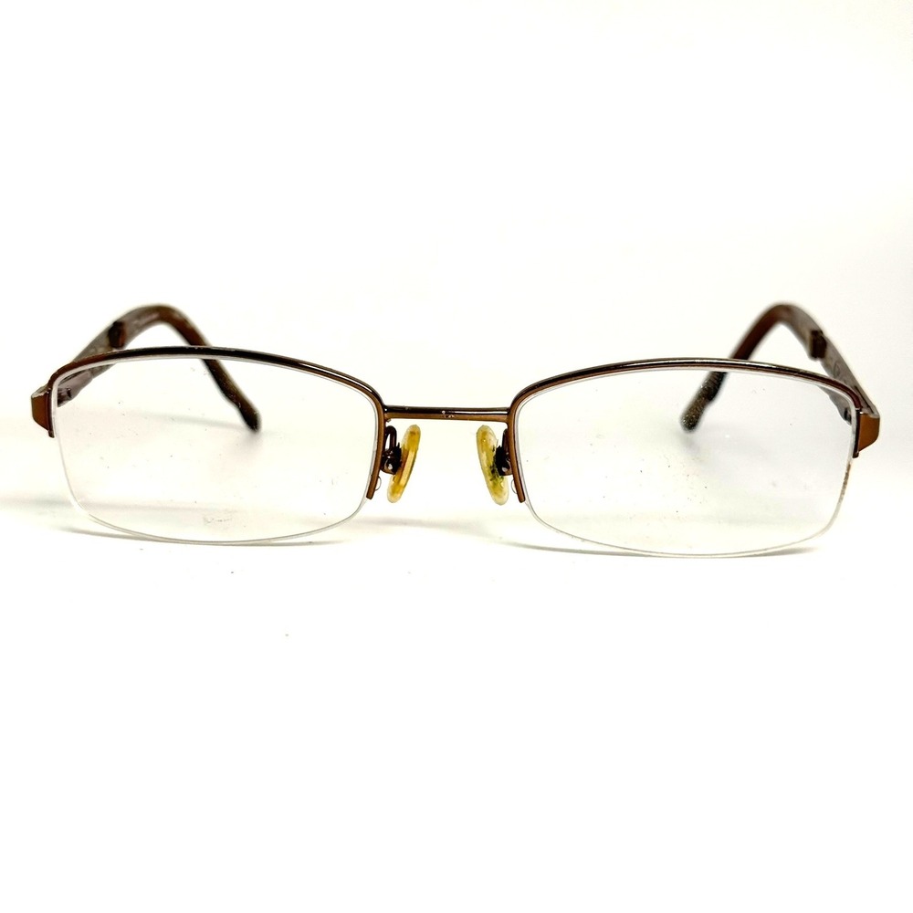 Oscar de la Renta OSL707 210 Bronze Filigree Semi Rimless Eyeglasses Frame 50-20
